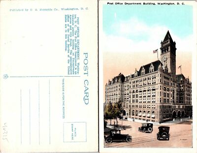 Washington DC Post Office Department Building Postcard Unused (46325)