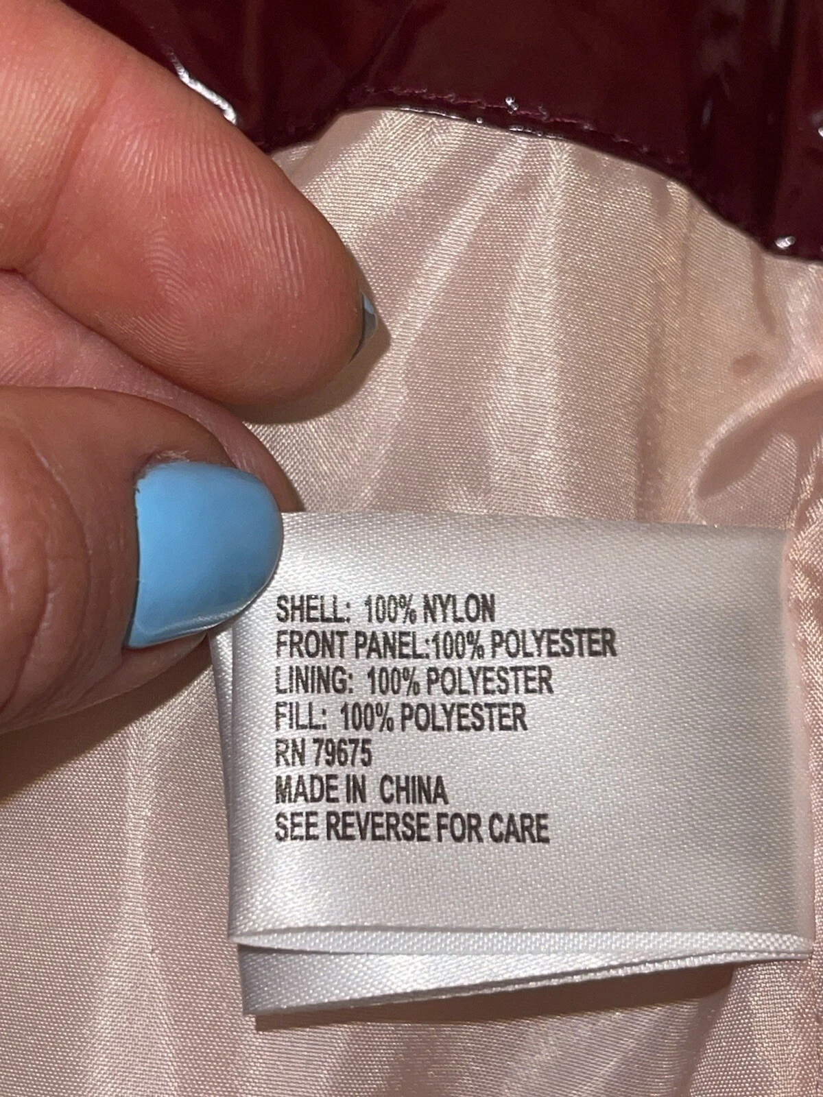 Nuovo Michael Kors Big Girls bordeaux rosso con cappuccio colore bloccato puffer jacket taglia 14