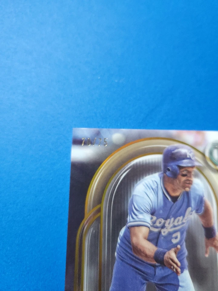 2024 Topps Tribute George Brett #50 Gold /75 Kansas City Royals - Image 3 of 4