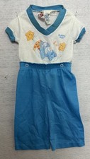Vintage RARE Care Bears Baby Blue 6mth Two Piece Snap Outfit Lightweight