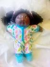 Vintage Cabbage Patch Kid Doll AA Coleco, Peeps outfit, cute!