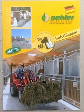 OEHLER Hofschlepper Hoflader Hoftrac Radlader Prospekt Traktor Schlepper