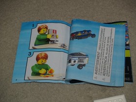 Lego City Police Prisoner Transport 60043 - replacement pieces cty0456 & manual