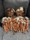 Vintage Large Lot of 34 Mattel Barbie Ken Dolls 1990s Bundle Nude Blonde Various