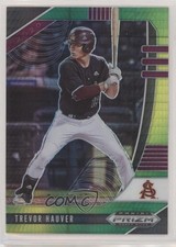 2020 Panini Prizm Draft Picks Green & Yellow Hyper Trevor Hauver #PDP99 1m8