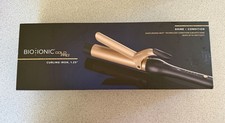 New Bio Ionic Gold Pro Shine Condition 1.25" Curling Iron Moisturizing Heat
