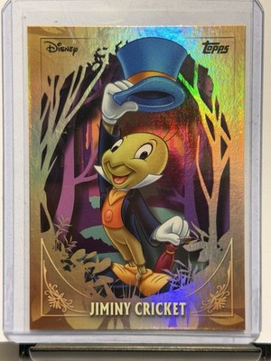 JIMINY CRICKET 2025 TOPPS DISNEY WONDER FURRY FRIENDS FOIL #FF-2