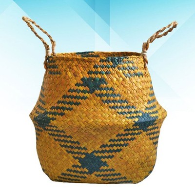 Creative Seaweed Weaving Basket Faltbare Aufbewahrungskörbe Schmutzige Kleidung