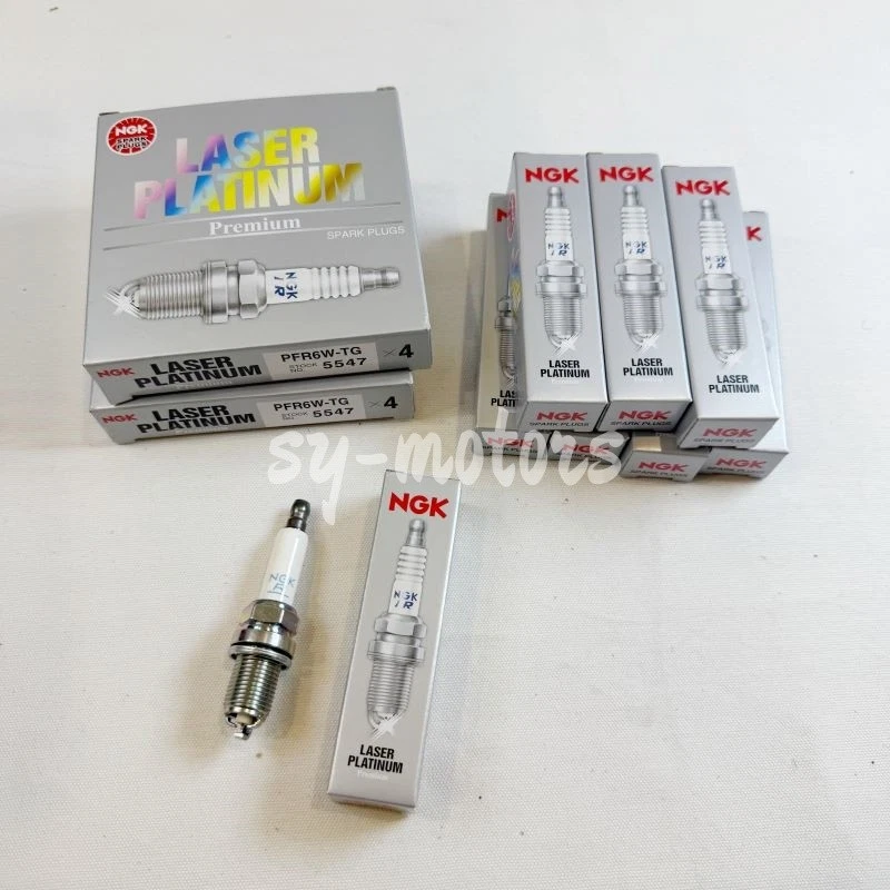 Pacote com 8 velas de ignição NGK laser platina para 2007-2012 Audi A8 Quattro V8-4.2L - Imagem 3 de 4