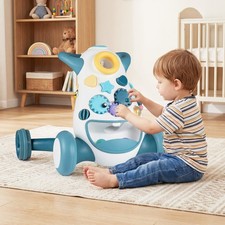 Toddler Educational Push Toy with Music & Light