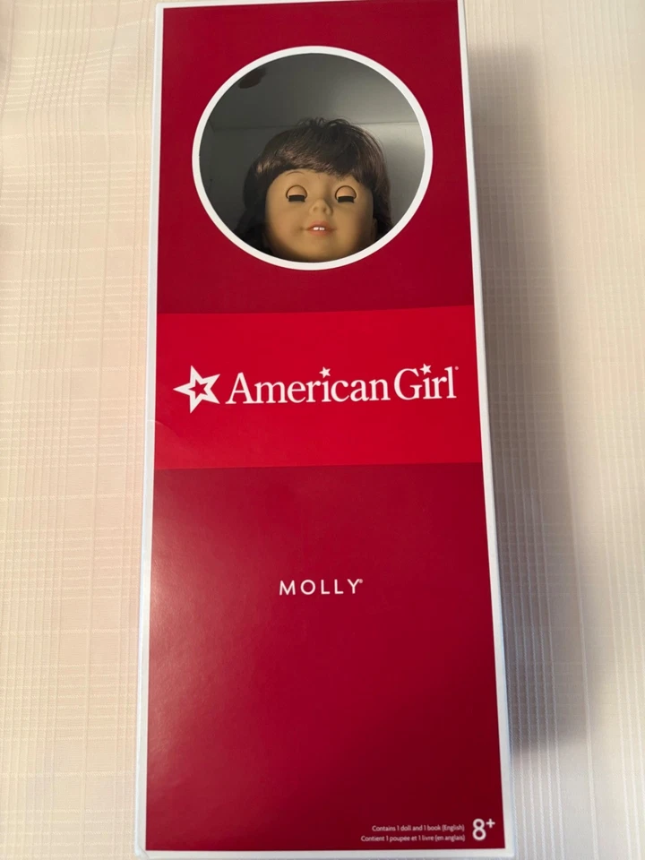 Muñeca y libro American Girl Molly nuevos, edición Farewell 2013 en caja original. Libro y gafas Foto 2 de 4