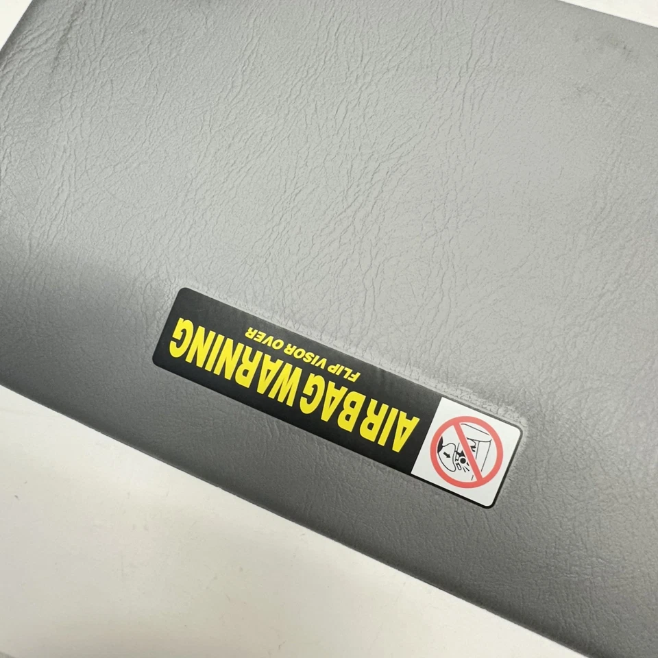 2002-2004 Honda CRV Sun Visor Set Pair Driver & Passenger (L & R) Gray Vinyl OEM Foto 3 de 4