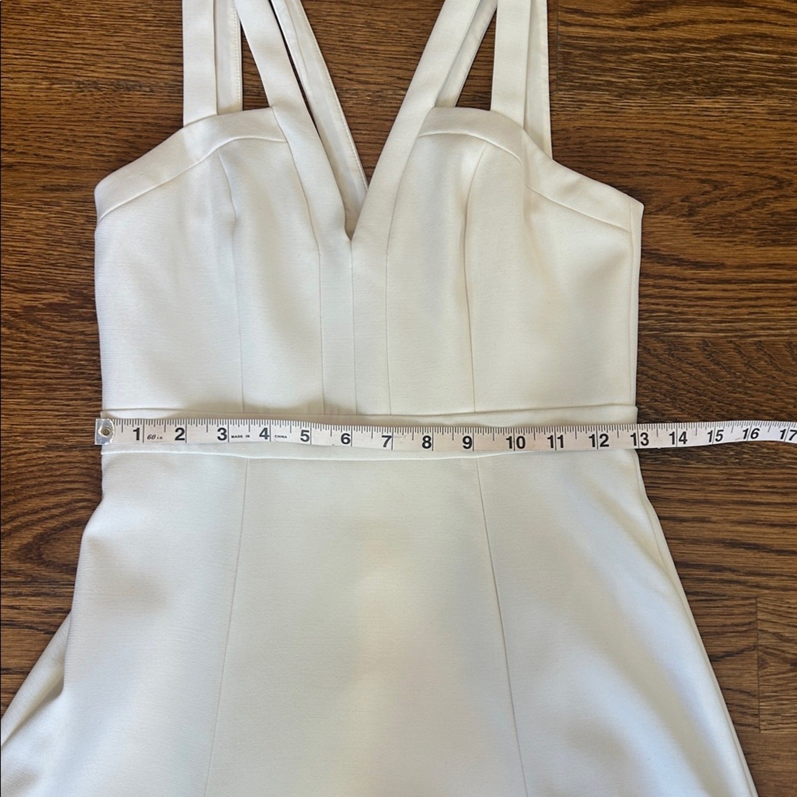 BCBGMaxazria off white Alexia mini dress • size 2 retail $248 thumbnail 7