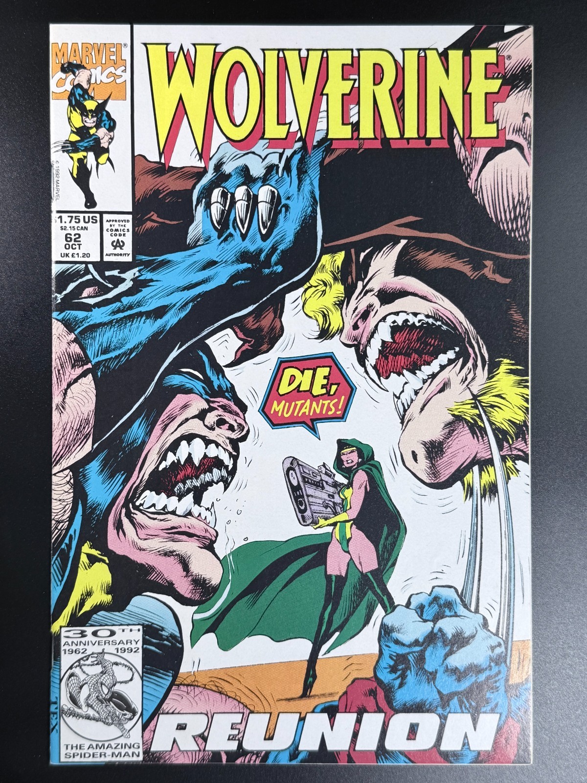 Wolverine #62 Marvel 1992 Sabertooth