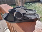 WOMENS ALEGRIA VANYA  NIGHT VISION BLACK SLIDE SANDALS SZ 38/8 VYA 7410 — photo 2