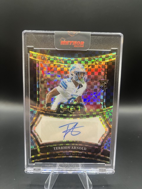2024 Panini Select - Rookie Signatures Terrion Arnold #RSP-TAD Black Prizm 1/1