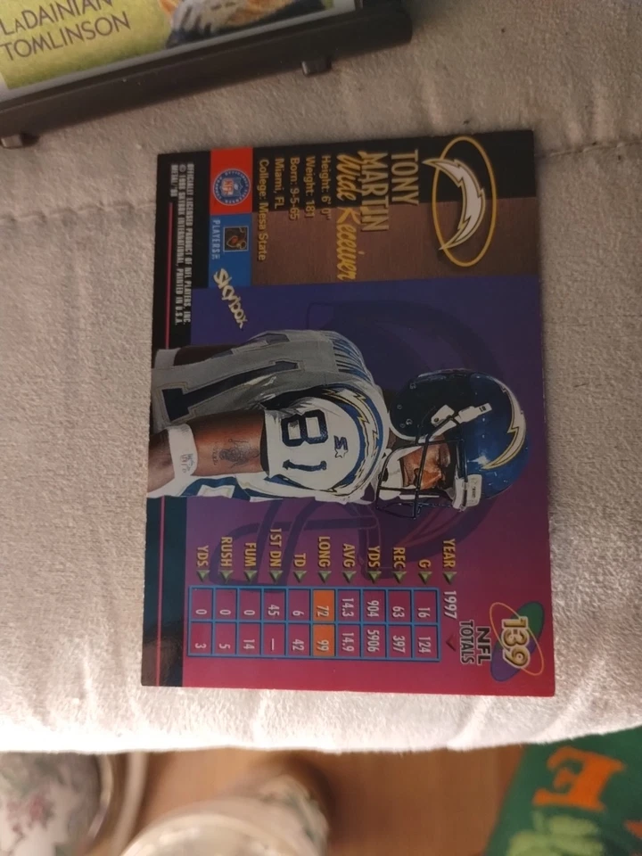 1998 Metal Universe - Tony Martin #139 - Image 2 of 2