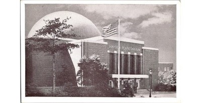 Hayden Planetarium Linen Postcard 1950s NYC Theatre of Stars Manhattan NY