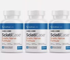 3 PACK SciatiEase Labs Sciati Ease Sciatic Nerve Formula 120 Capsules FAST SHIP 
