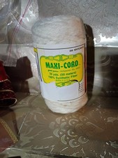 Macrame Cord Vintage Maxi-Cord 55 Yards of 8 Ply Synthetic Fiber Instructions