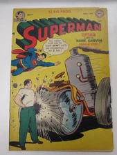 Superman #73 (1951) Golden Age "Hank Garvin" GD 2.0 Complete & Intact  HH494