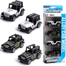 4 PCS Cars Giocattoli, Mini Metallo Auto Giocattoli, Cars Macchinine Set, Macchi