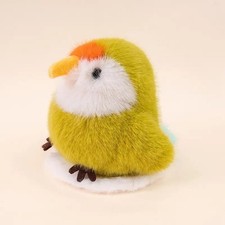 Green Parrot Bird Plush Toy 4" Stuffed Animal Toddler Doll Gift for Kids