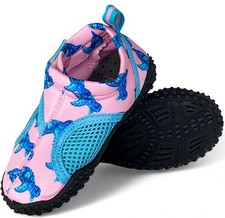 Norty Toddler Girls' Slip on Aqua Socks Pool Beach Water Shoe