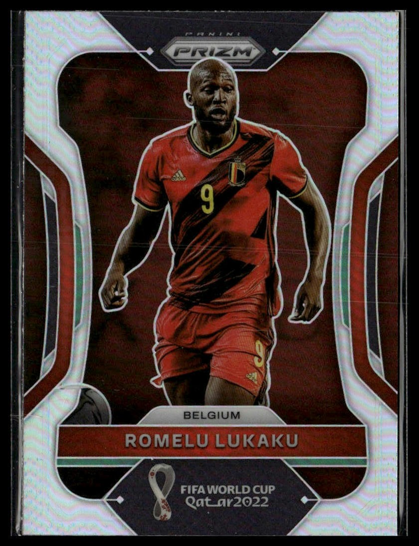 Romelu Lukaku 2022 Panini Prizm FIFA World Cup Silver Prizm #20 Belgium