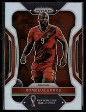 Romelu Lukaku 2022 Panini Prizm FIFA World Cup Silver Prizm #20 Belgium