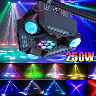 250W Moving Head Bühnenlicht DMX512 LED RGBW DJ Party Disco Licht Laser Effekt