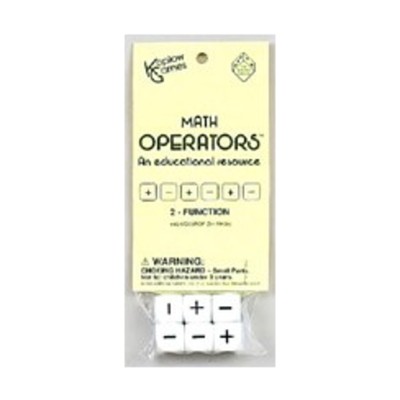 Koplow Dice d6 Math Operators - Addition and Subtraction (6) New