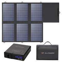 Allpowers Solargenerator 200W Tragbare Powerstation Mit Solarpanel Faltbar 60W