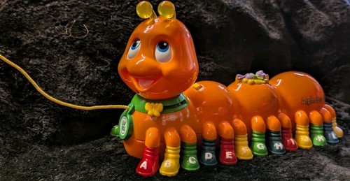 Leap Frog Alphabet Pal Caterpillar Orange baby toy genius music lights Works VTG - Picture 2 of 9