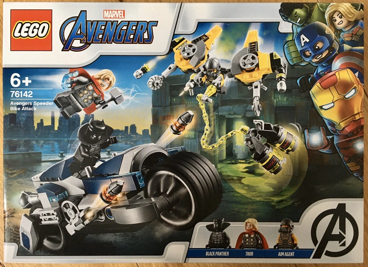 LEGO 76142 Super Heroes Marvel Avengers Speeder Bike Attack Black