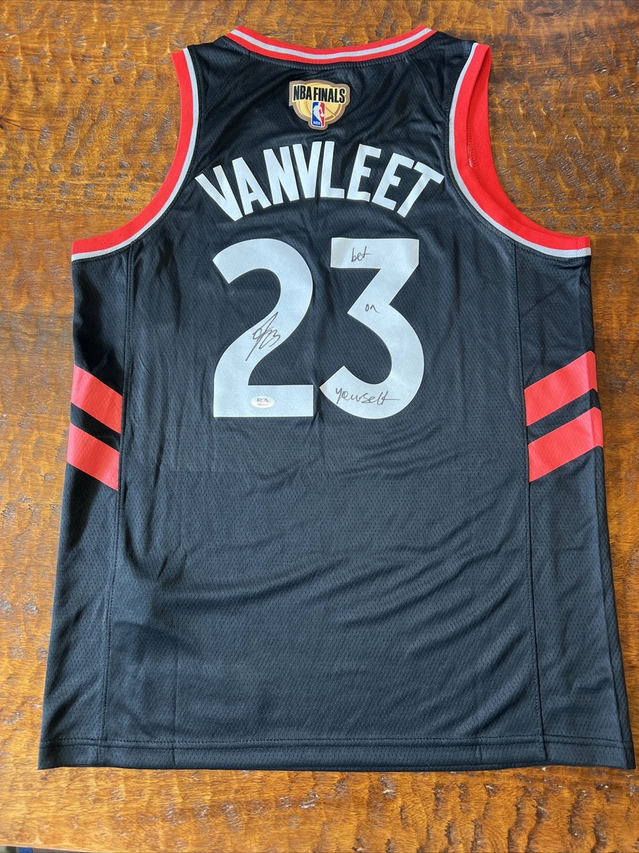 Fred VanVleet Signed Toronto Raptors Jersey PSA DNA Coa Bet On Yourself