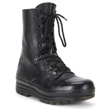 Swiss Army Combat Boots KS90 Black Leather Genuine Military Surplus Grade 1