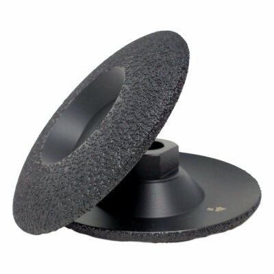 Vacuum Brazed Cup Wheel (Curved) 4'' 4.5'' 5'' for Granite, Engineered stone
