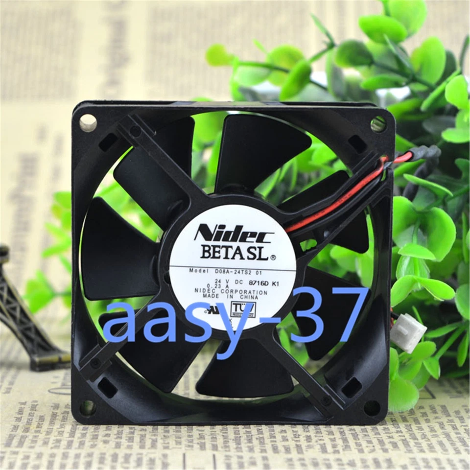 1 PCS For NIDEC D08A-24TS2 01 Graphics card cooling fan DC24V 0.23A 2Pin - Image 2 of 4