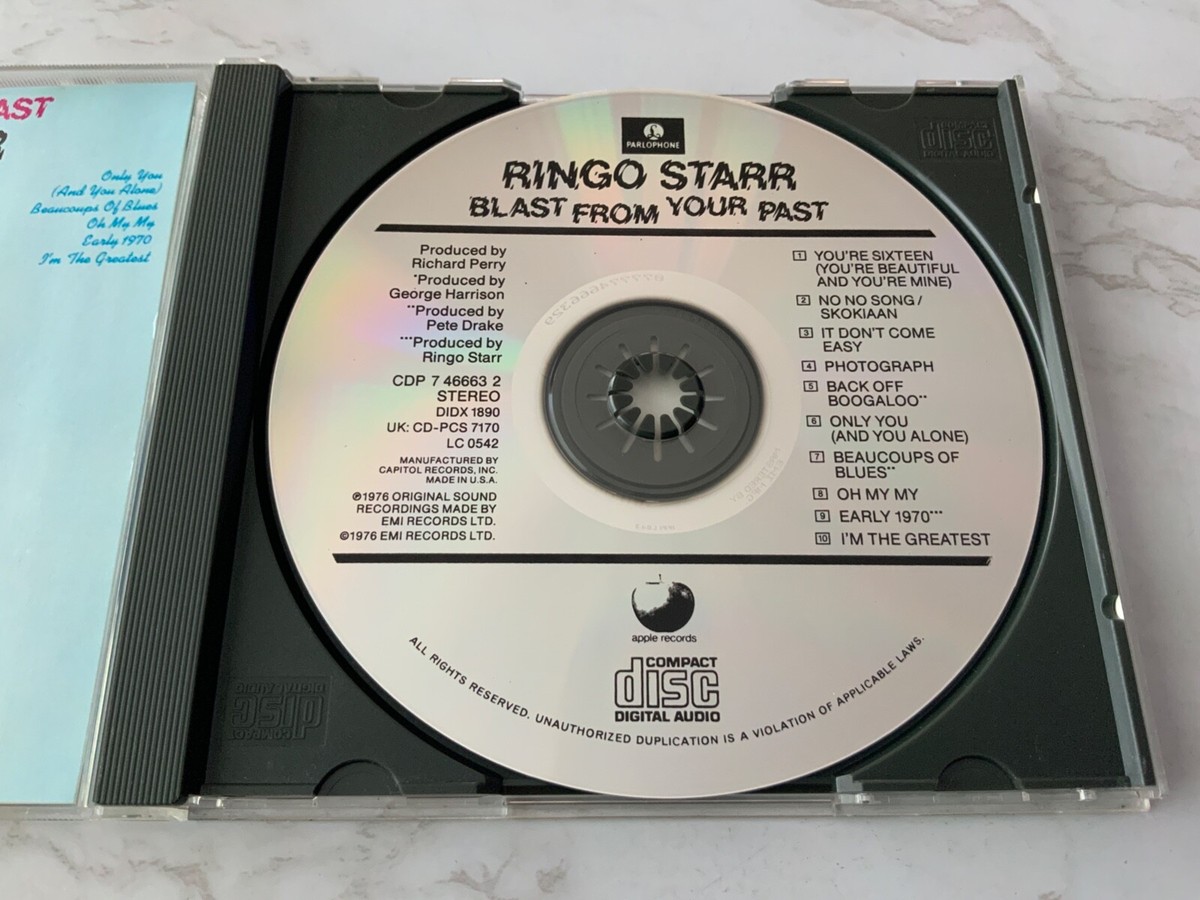 Ringo Starr Blast From Your Past CD Parlophone CDP 7 46663 2