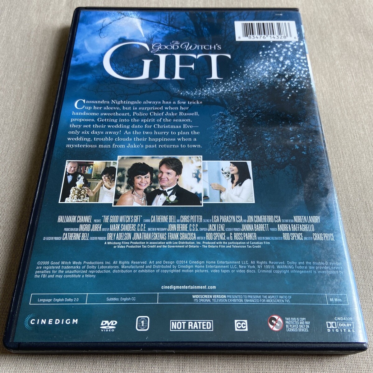 The Good Witch's Gift (DVD 2009) Hallmark Catherine Bell Chris