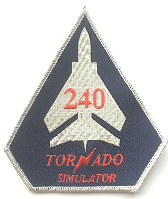No.240 ATC Tornado Simulator Training USA Air Force Embroidered Patch