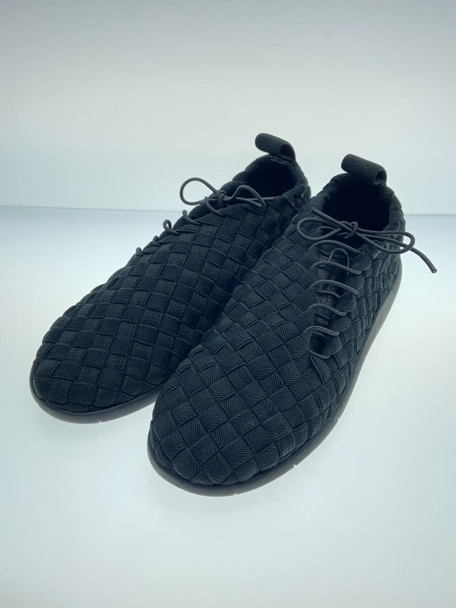 BOTTEGA BENETA ドライビング シューズ ブラック系牛革 40サイズ Bottega Veneta Tire rubber-trimmed leather zip knee boots