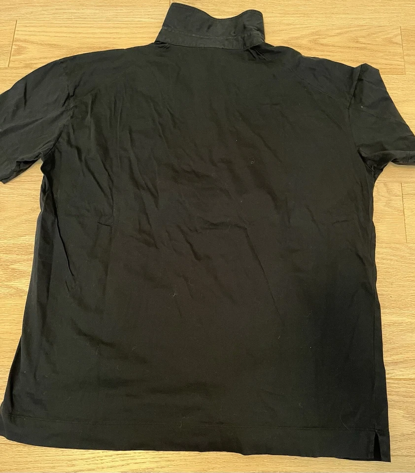 Polo Gianfranco Ferre talla 62 negro 100% algodón hecho en Italia Foto 4 de 4