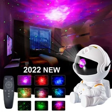 Galaxy Astronaut Star Projector: Night Light for Bedroom Decor
