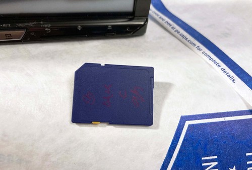 Pioneer AVH-W4500NEX operating system software SD card (Tracked shipping)