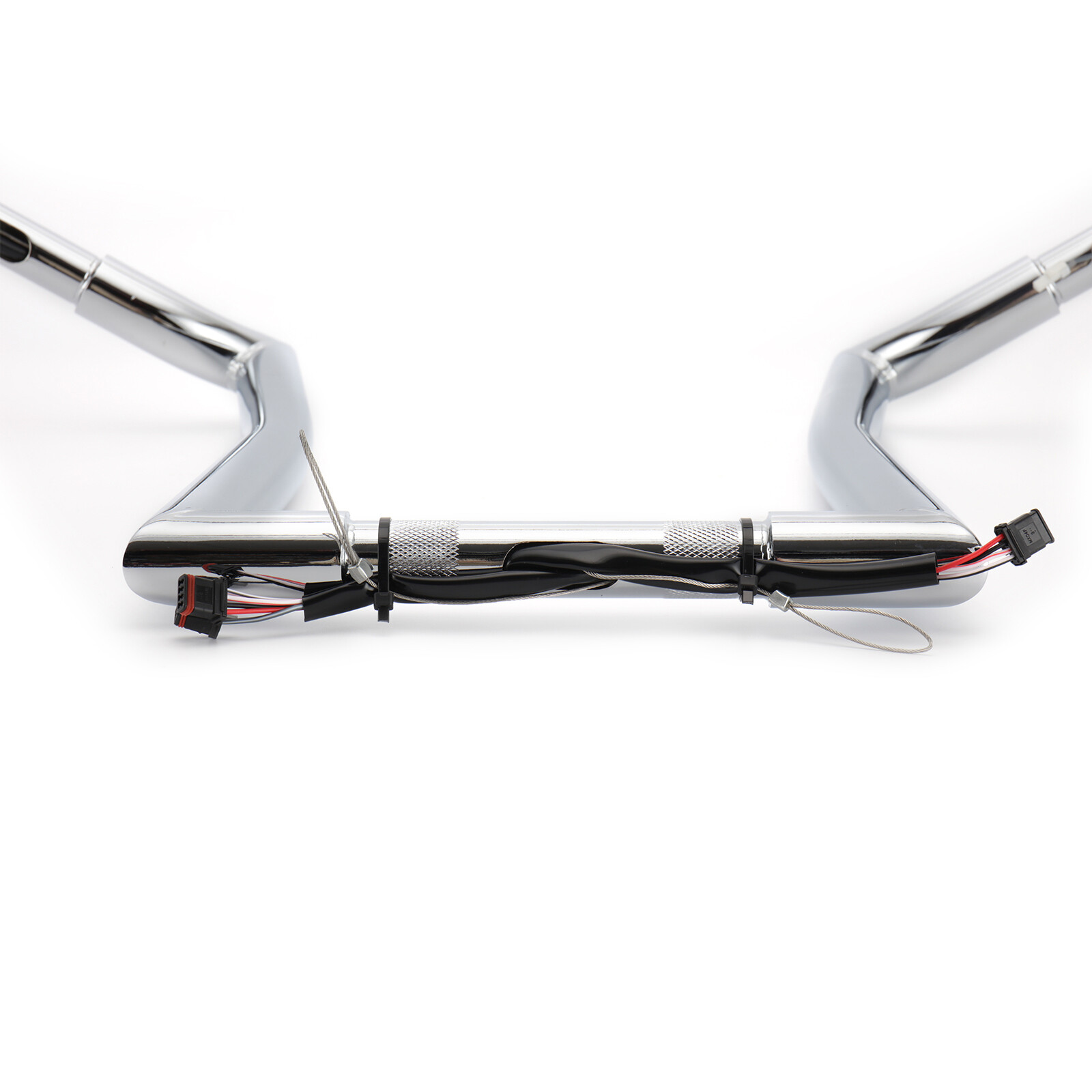 12" Prewired Meathook Ape Hanger Handlebars For Harley Road King Flhr