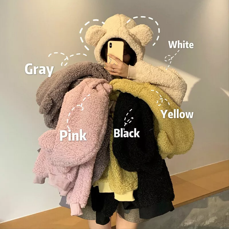 Teddy bear store fleece jumper womens
