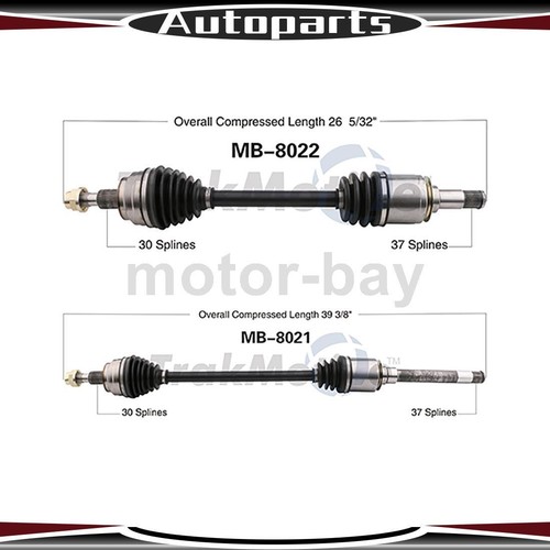 Front CV Joint Cv Axle Shaft Assembly For MercedesBenz ML550 5.5L 2011