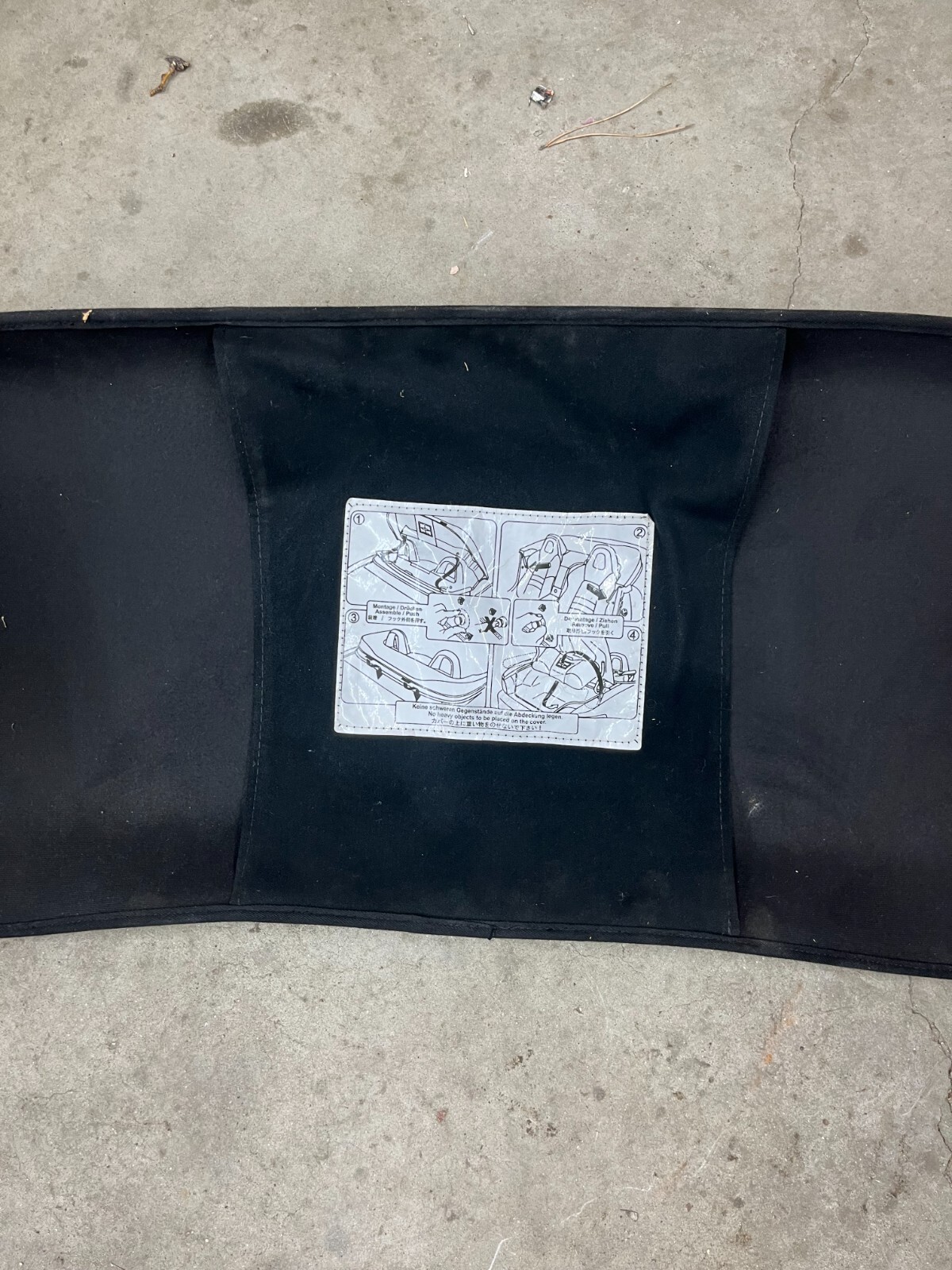 20022009 Honda S2000 Soft Top Tonneau Cover Convertible Trim Genuine